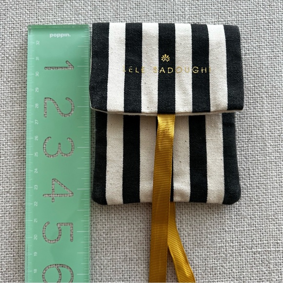 LELE SADOUGHI Small Linen Pouch & Card - Picture 2 of 3